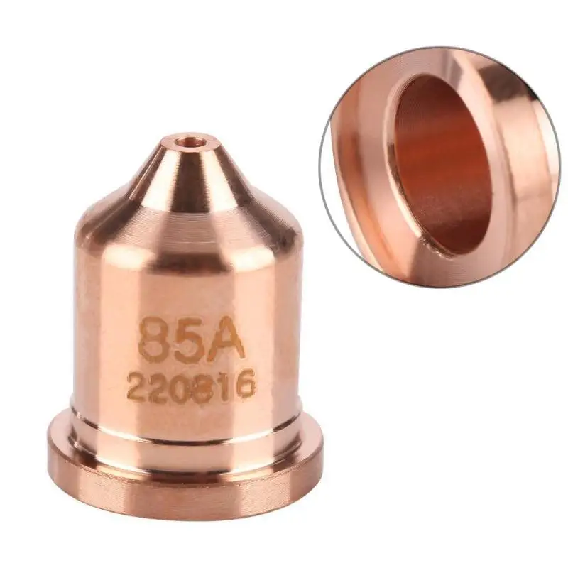 5pcs 220816 Metal Plasma Cutter Consumables Tip Nozzle Electrode Nozzle