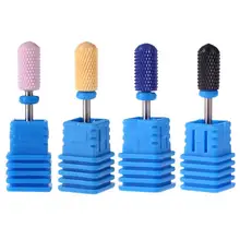 Сверло для ногтей, круглая шлифовальная насадка для ногтей, пилка для керамического пламени, сверло для ногтей, устройство для ногтей, электрические маникюрные сверла