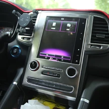 Панель навигации из нержавеющей стали, декоративные наклейки для Renault Koleos, Аксессуары для samsung QM6