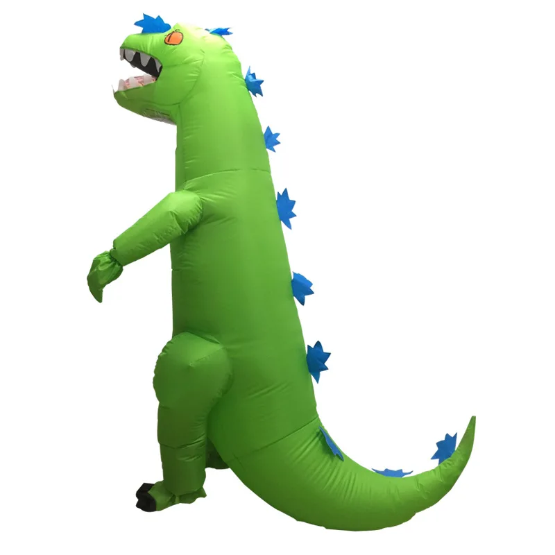 T-REX костюм динозавра надувной зеленый динозавр выдувное веселое платье в виде