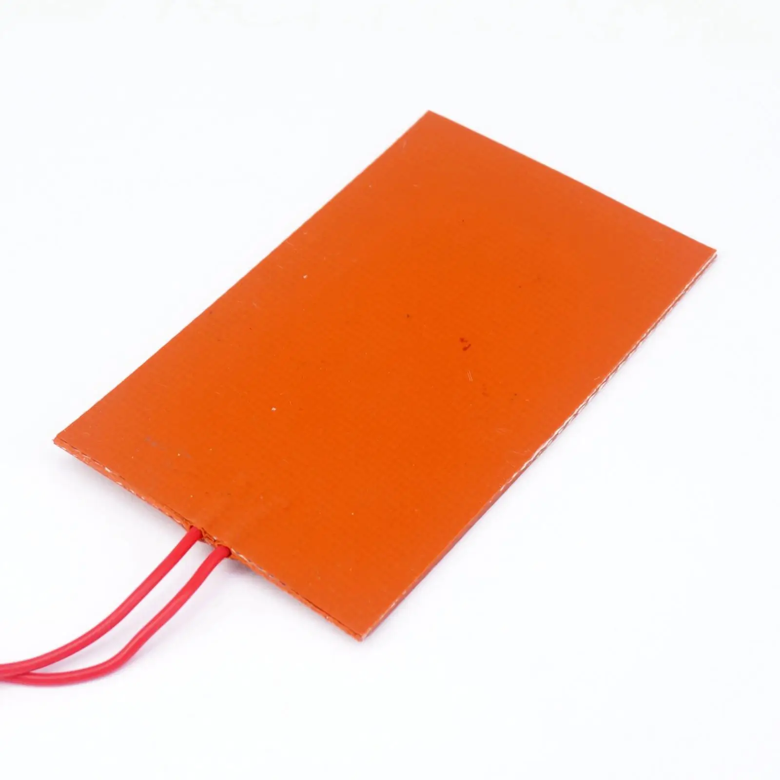 12V DC 60x100mm 20W Rectangle Flexible Waterproof Silicon Heater Pad For Oil Tank
