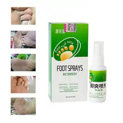 30 мл китайский травяной ноги Проблемные удалить спрей для ног запах пота дезодорирующие антибактериальные анти-зуд потеют ноги anti-грибы L3