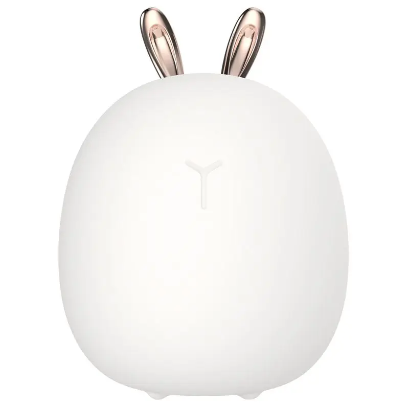 

Dimmable Led Night Light Silicone Animal Cartoon Lamp Usb Rechargeable For Children Kids Baby Gift Bedside Bedroom Living Room