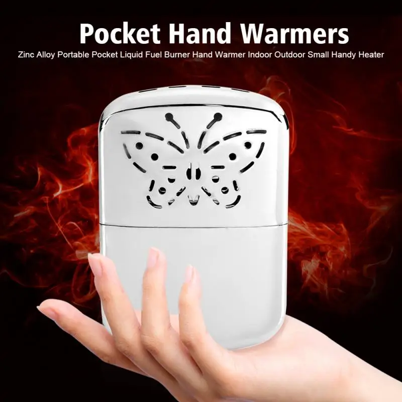 Winter Warmer Hand Use Pocket Durable Heater Portable Indoor Outdoor Zinc Alloy 