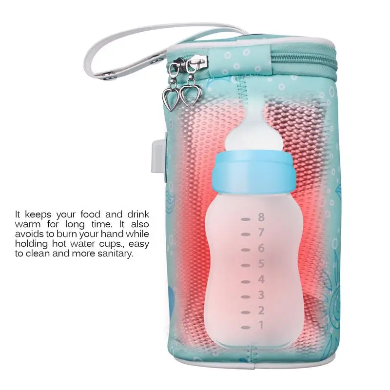 Portable USB Baby Bottle Warmer Milk Travel Cup Warmer Heater Infant