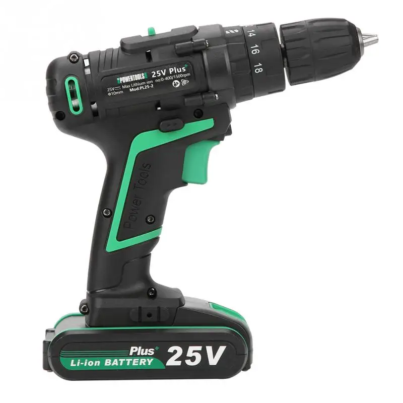 

Power Drill 25V Battery Powered Household Power Drill Mini Cordless Electric Screwdriver Hammer Drill Power Tools