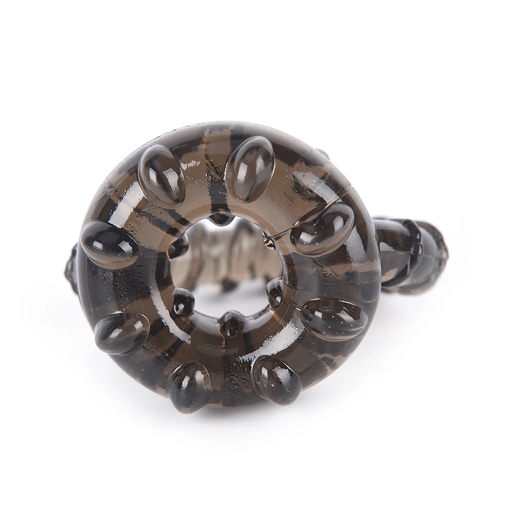 

1Pcs Soft Silicone Time Delay Erection Ring for Men Rings Dual Ring