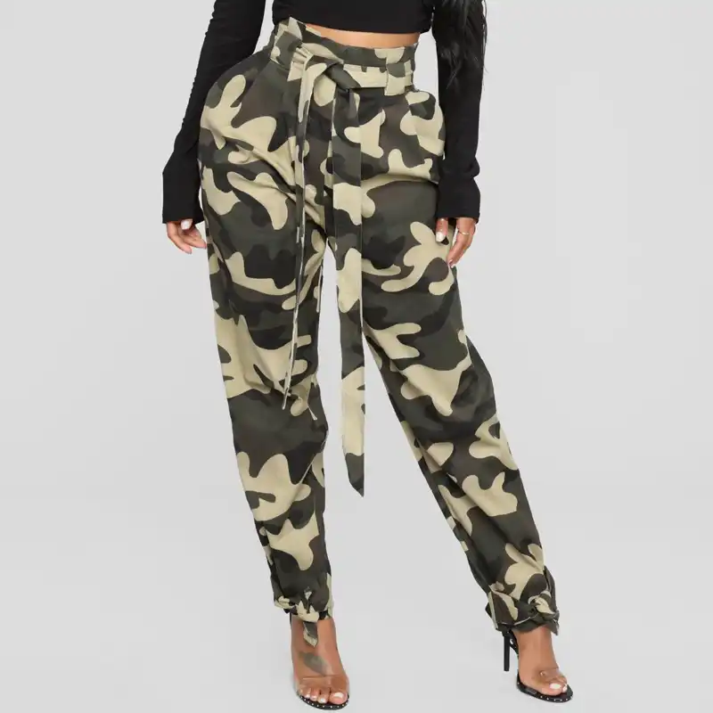 baggy camo sweatpants