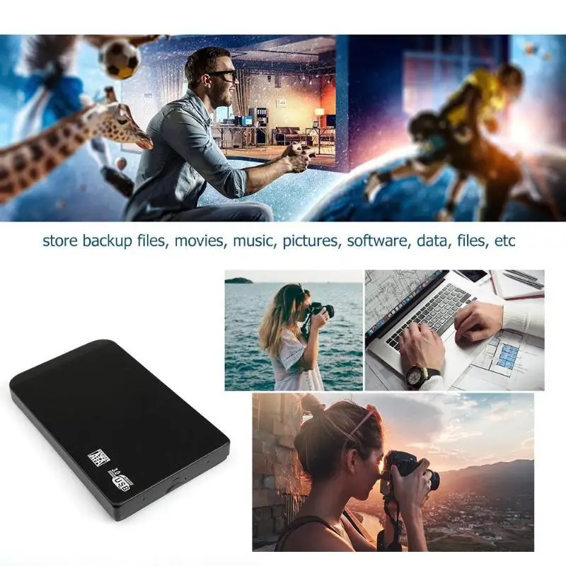 USB3.0 HDD Desktop Laptop Mobile Hard Drive Disk External Hard Drive 120GB 320GB 500GB 1TB 2TB 2.5\