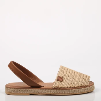 

STERN SANDALS AKUMAL NATURAL 160001 Beig Women-Beig FLIPS FLOPS Woman Canvas Casual Shoes Fashion 69917