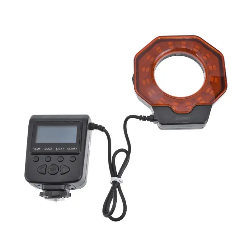 Цифровая камера макро Кольцевая вспышка Speedlite с переходным кольцом 8 режимов