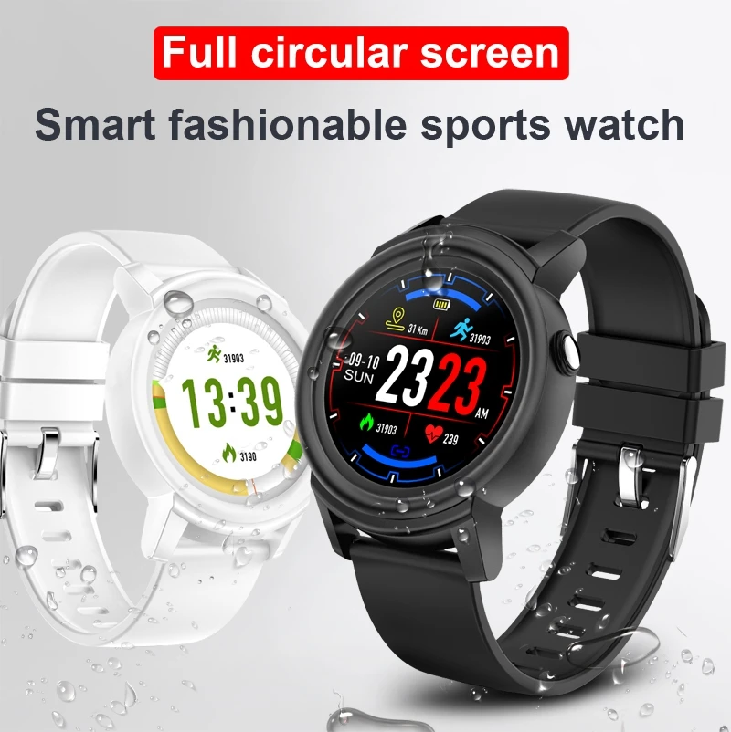 Smart Watch Men Multi-sport mode Heart Rate Monitor Health Fitness Tracker Full Circular Screen Smart Fashionable Sports Watches