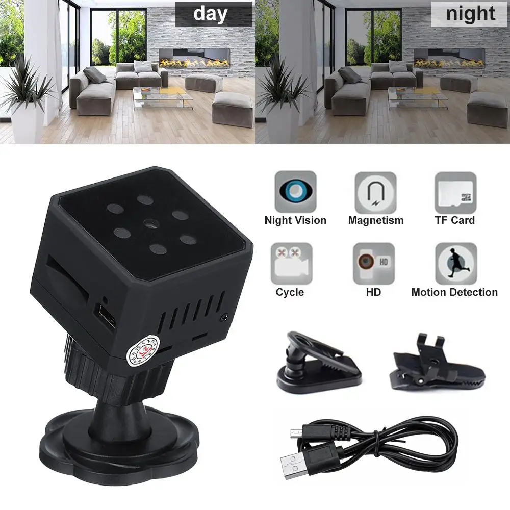 

1080P USB camera DV Camcorder Action Night Vision Digital Sport DV Wireless Camera with Clip for Car for Home