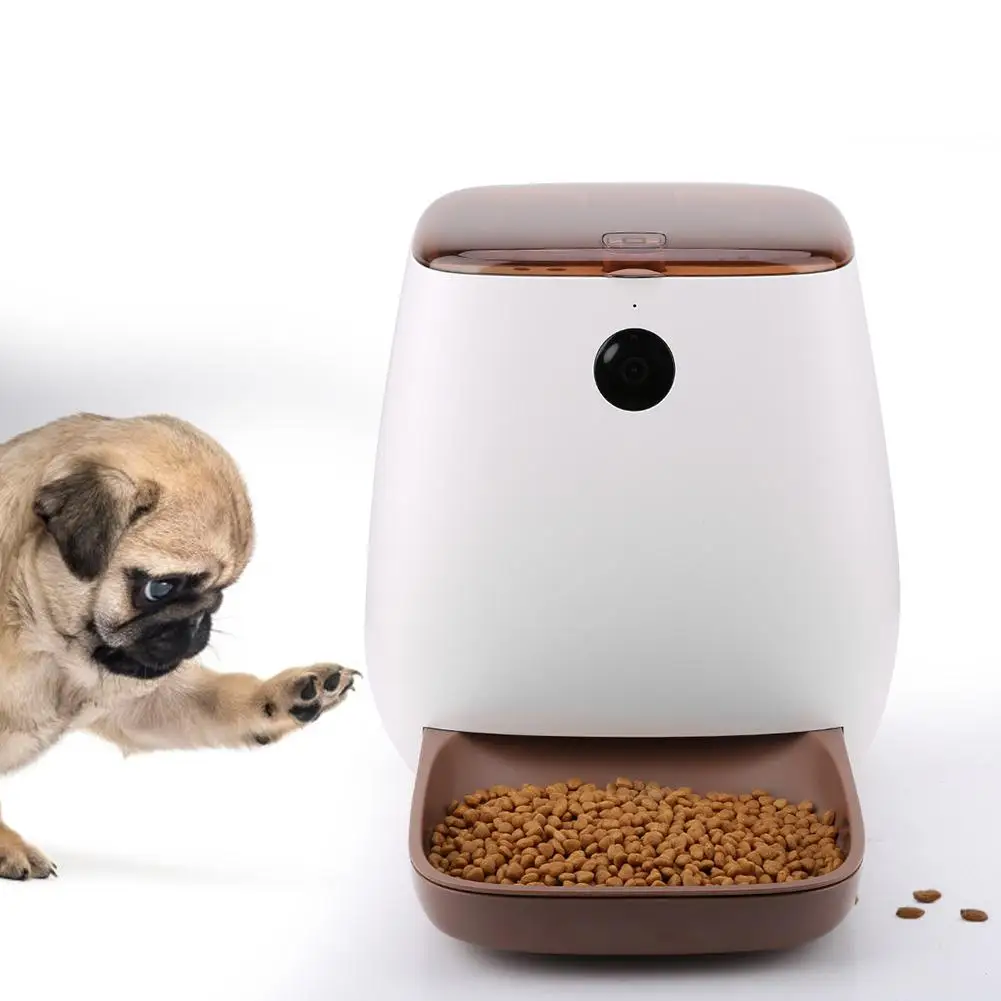 automatic pet feeder with camera