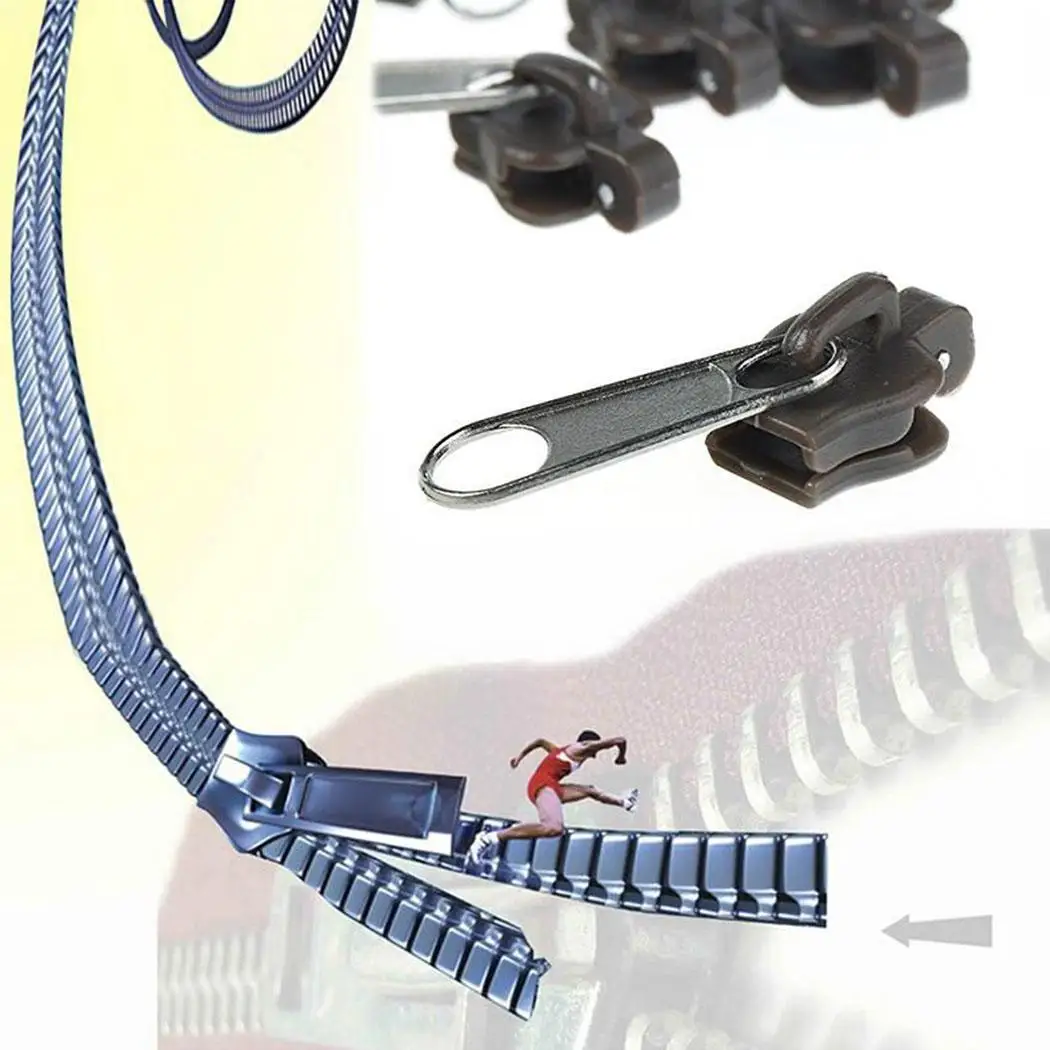 

New Zipper Pulls General Zipper Repair Parts Replacement Jacket Coat Luggage Backpack Handbag Pack of Heads