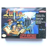

Lufia & the Fortress of Doom game cartridge with box for ntsc console