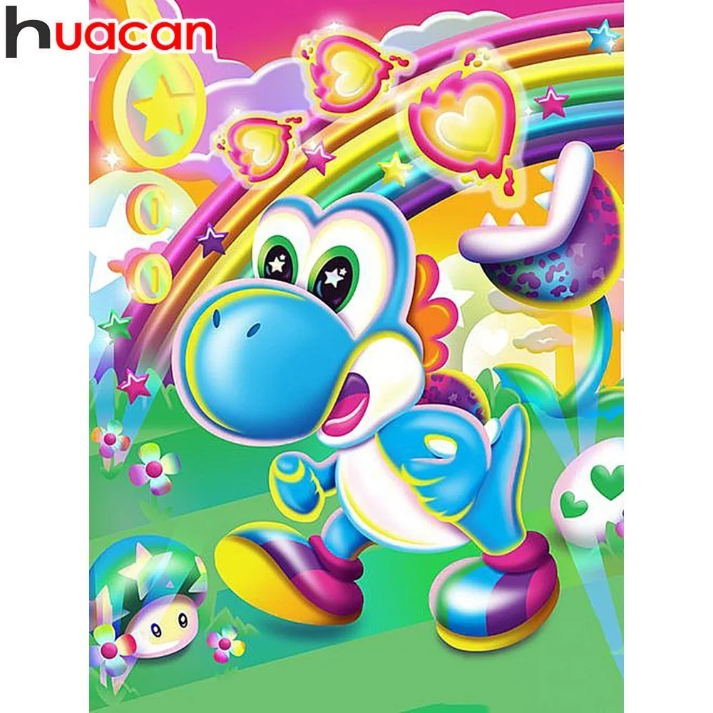 

HUACAN 5D DIY Diamond Painting Cartoon Full Square Diamond Embroidery Child Gift Diamond Mosaic Picture Of Home Decoration