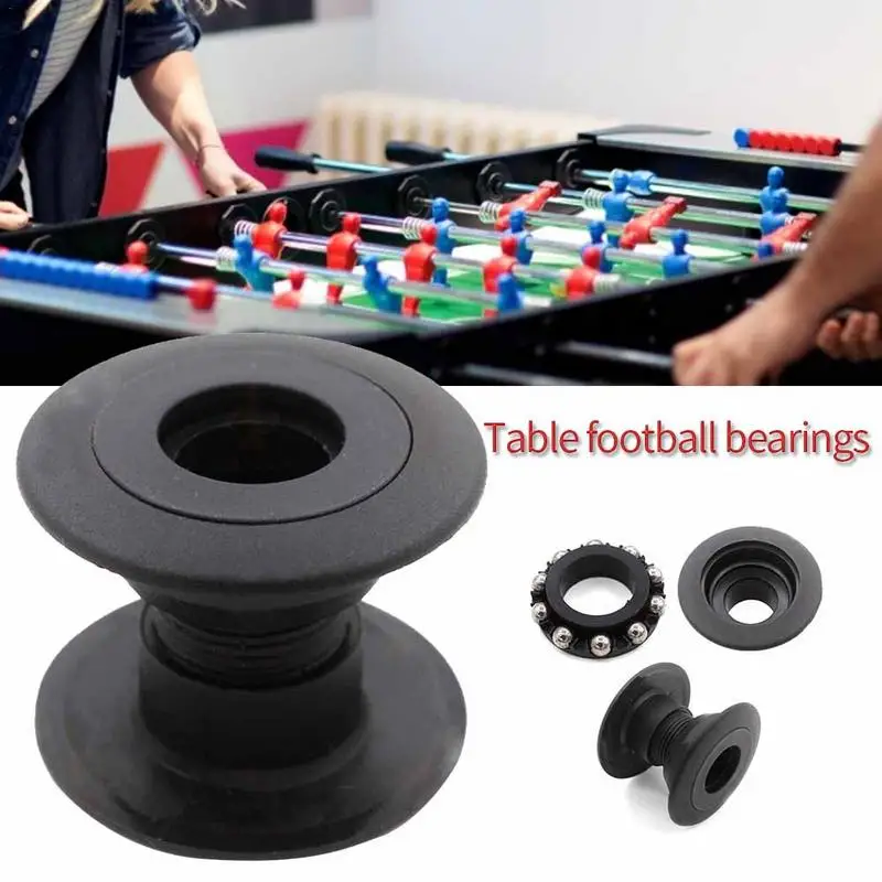 4 шт. подходит 23 мм-36 мм Conseil Tige Foosball Bague De football De Table football Roulements прочный En Plastique Roulements