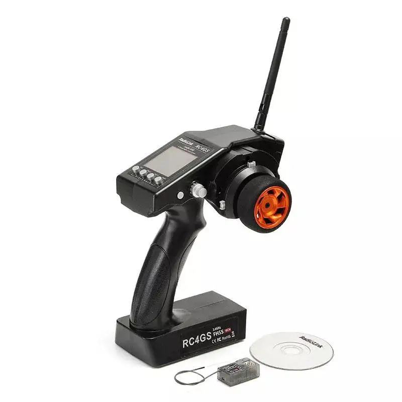 

LeadingStar RadioLink RC4GS 2.4G 4CH Car Controller Transmitter + R6FG Gyro Inside Receiver for RC Car Boat