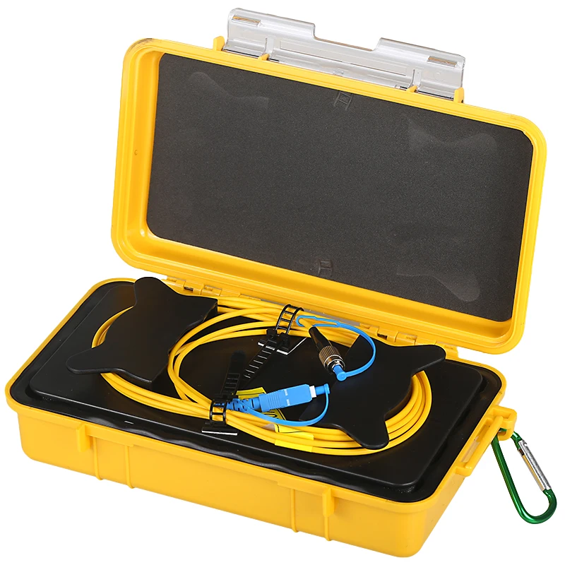 Free shipping SC/UPC-FC/UPC OTDR Dead Zone Eliminator,Fiber Rings ,Fiber Optic OTDR Launch Cable Box 500m 1km 2km SM 1310/1550nm