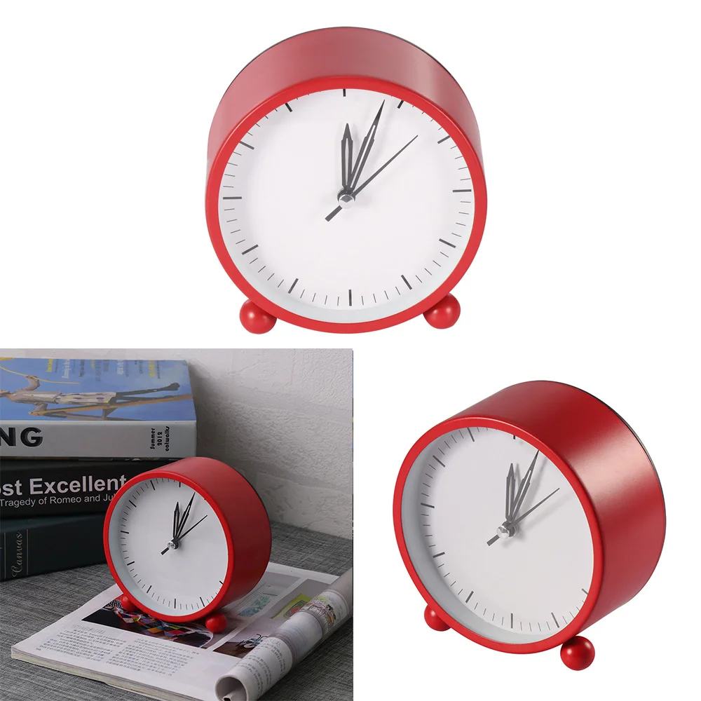 

Alarm Clock Wake Up Clock Night Light Silent Pointer Battery Operated Compact Durable Simple