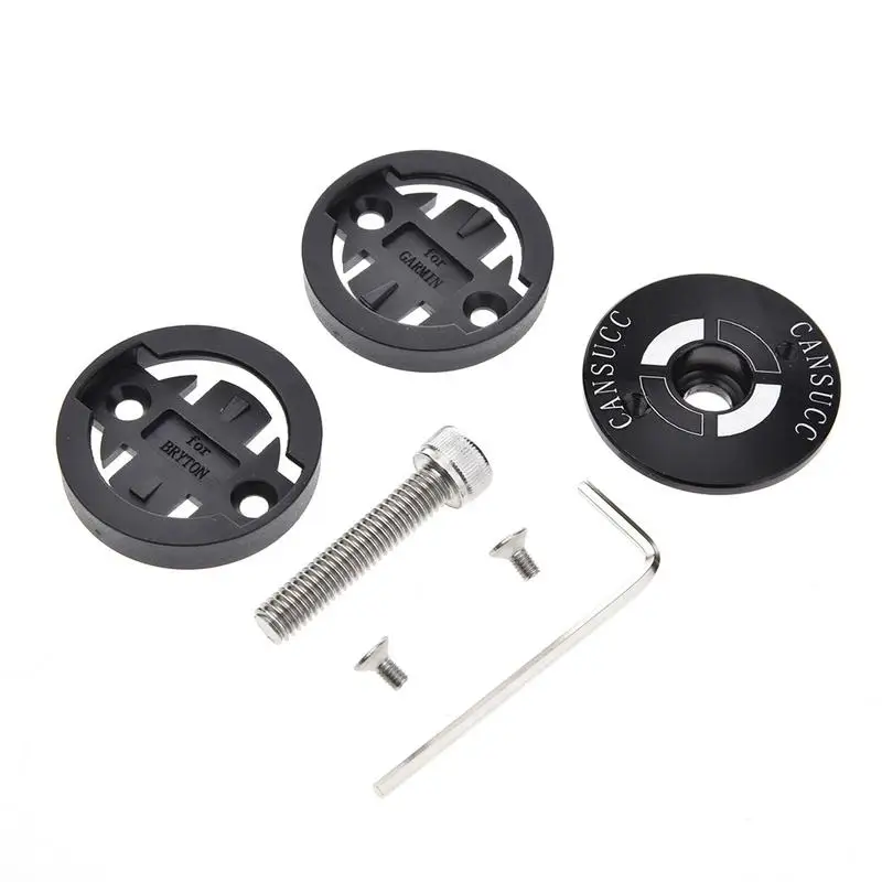 

Bike Computer Holder Stem Top Cap Stopwatch Mount Bracket for Garmin 1000/820/810/800/520/510/500/200 Bryton R530/R330/R310/R100