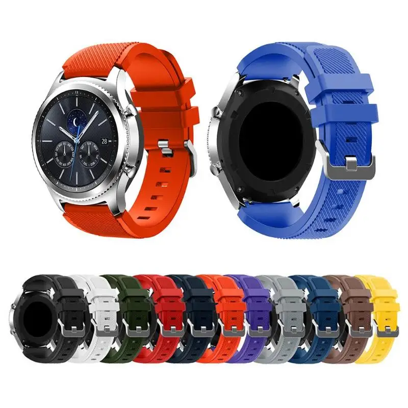 

Soft Silicone Bracelet Watch Band Strap for Samsung Gear S3 Classic Gear S3 Frontier watches