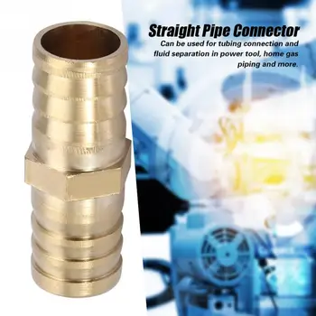 

Brass Barbed Straight 2-Way Pipe Connector Tube Joiner Fitting 6/8/10/12/14/16/20mm