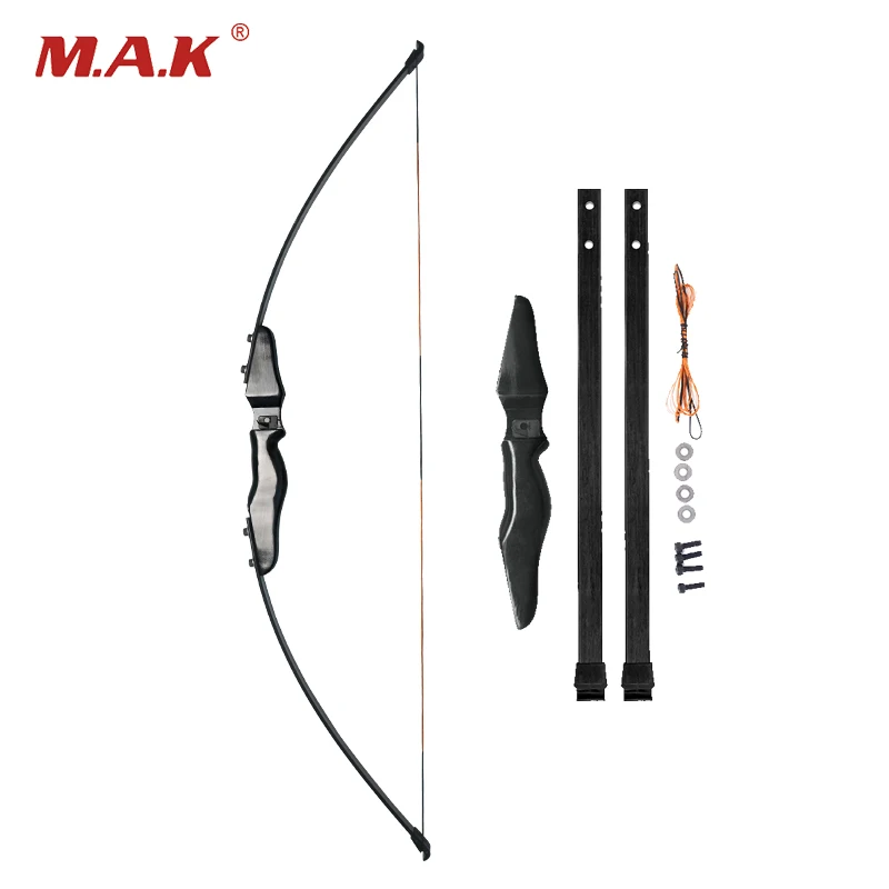 High Quality 30Lbs 50 Inches Bow Length Black Straight Bow Right Hand