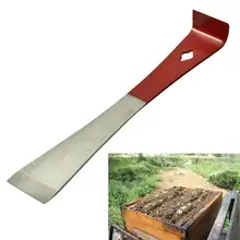 Нож пасечный пчелы из нержавеющей стали полукрасный плоский рот свинья хвост нож изгиб Многоцелевой Скребок