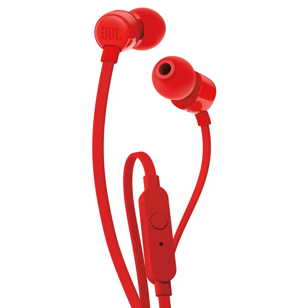 Original JBL T110 Wired Stereo Earphones Deep Bass Earbuds Sports Headset In line Control Handsfree with Mic for iPhone Xiaomi