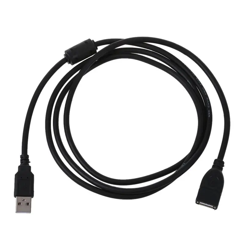 

USB 2.0 A MALE to A FEMALE Extension Cable Cord Extender For PC Laptop Black