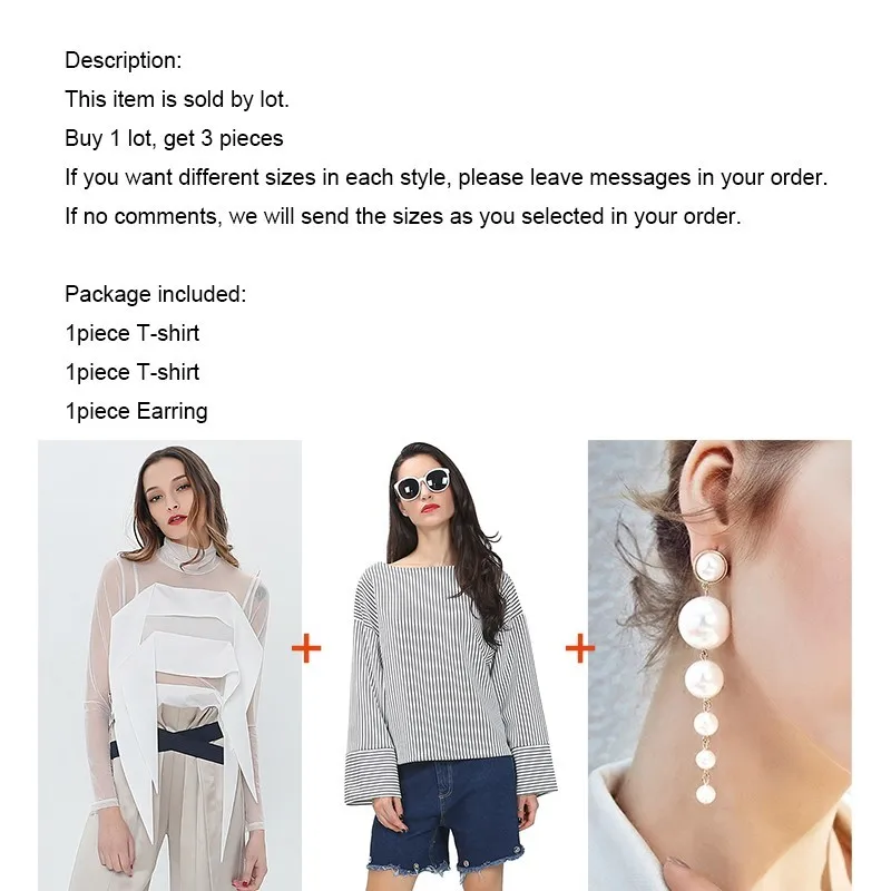 TWOTWINSTYLE 3 шт./лот распродажа 2019 модная Лоскутная водолазка с оборками топ вырезом