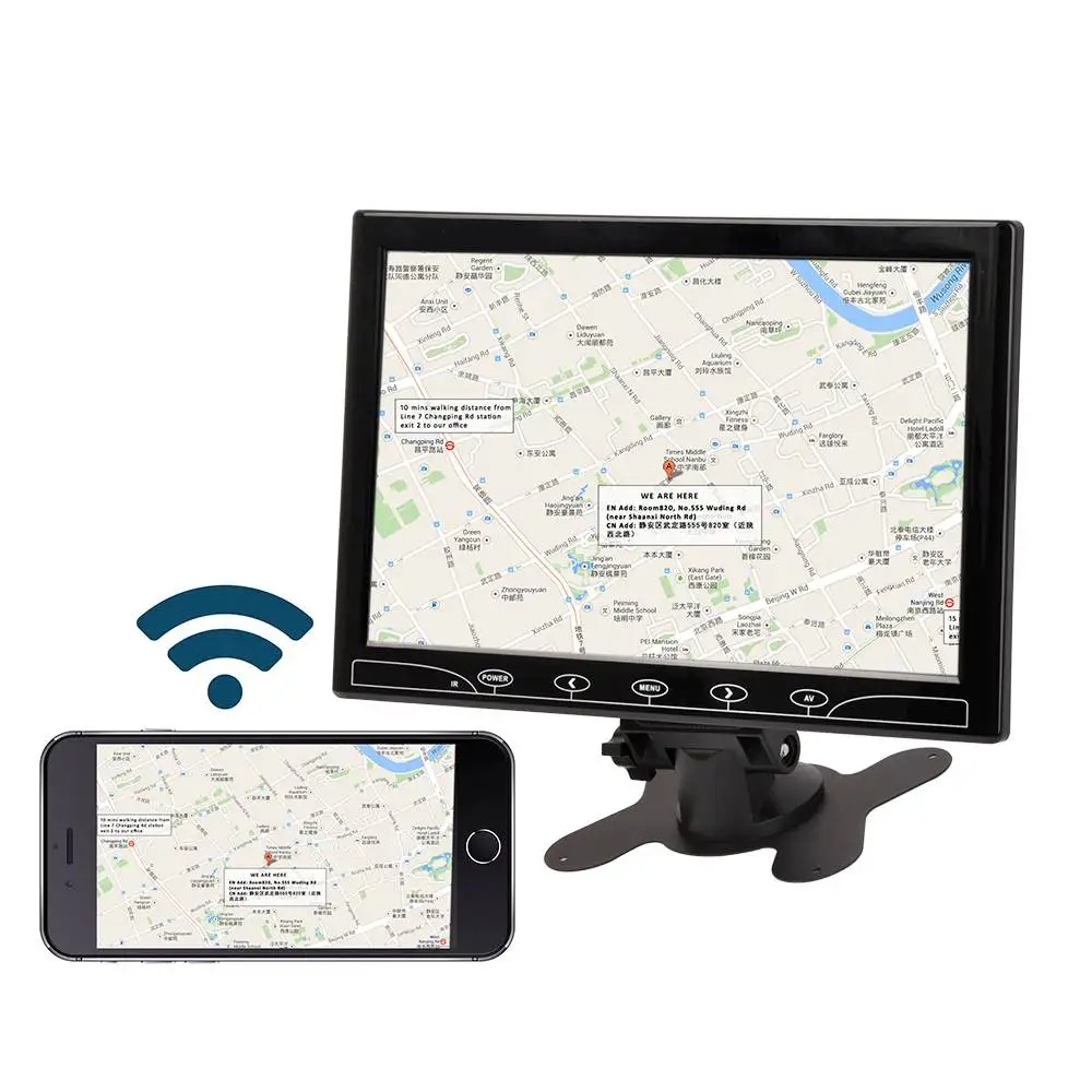 

10.1 inch Car Radio Multimedia Display Screen Player WIFI Support HDMI VGA AV Phone Connection For IOS For Android