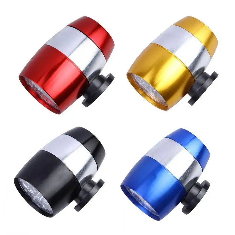 

Bike LED Front Light Aluminum Alloy Bicycle Headlight Tail Light Riding Safety Warning Light Rear Wheel Cycling Bicycle Light