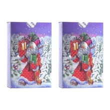 Christmas Plastic Playing Cards Waterproof Card PVC Poker Cards Collection Gift Card Durable Creative Game Cards Plastic Card bicycle tragic royalty playing cards original poker cards for magician collection card game