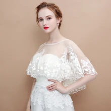 Вышитый шампанским цветочный шарф элегантный женский отвесный летний мыс Hi-Lo аппликация шаль Свадебные аксессуары ручной работы