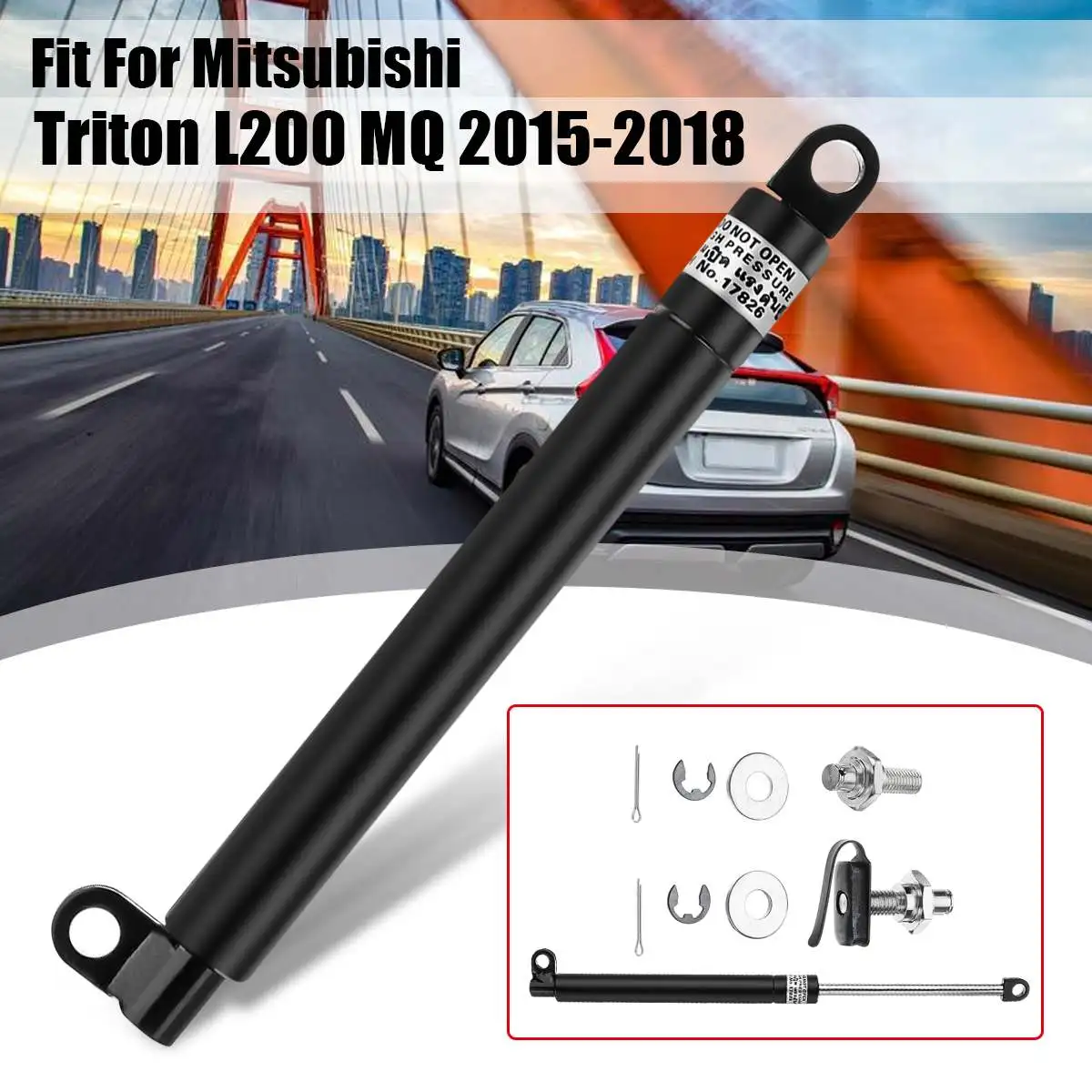 

Rear Liftgate Tailgate Slow Down Aluminium Shock Gas Strut For Mitsubishi For Triton L200 MQ 2005-2019