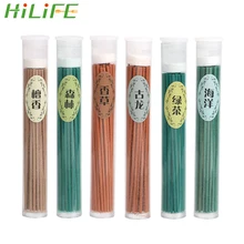 HILIFE сандаловое дерево Роза зеленый чай Ароматерапия сон здоровье ладан палочки Арома 50 шт. домашние натуральные ароматические палочки