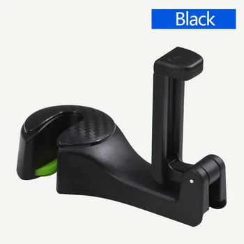 

Universal 2 in1 Car Headrest Hook with Phone Holder Seat Back Bag Hanger Cars Auto Accessories Car headrest hook clips for cars