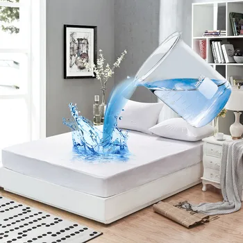 

Waterproof Mattress Pad Cover Super Soft Breathable Absorbent Personal Care Mattress Protector Bed Sheets45