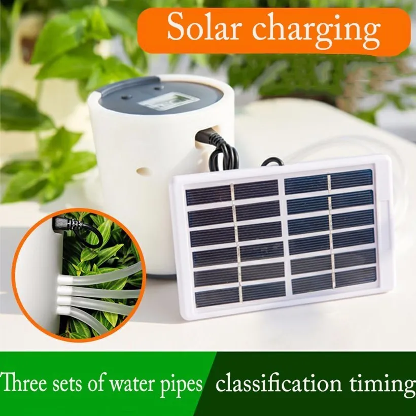 

Solar Power Potted Plant Watering Kits for Garden Intelligent Automatic Watering Device Irrigation Tool Water Pump Timer System