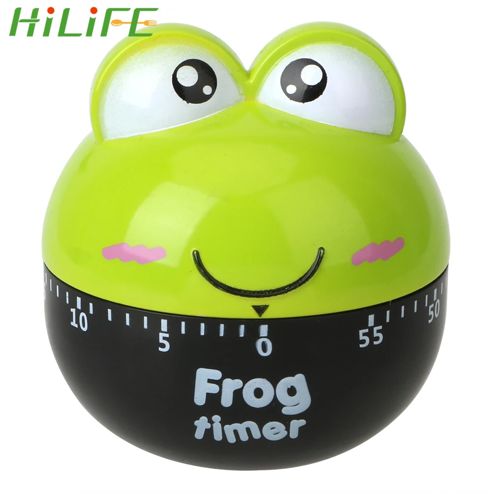 

HILIFE Sleep Reminder Cartoon Frog Timer 55 Minutes Gadgets Kitchen Timers Cooking Mechanical Alarm Cooking Supply
