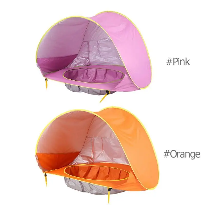 

Baby Kids Beach Ten Pop Up Portable Shade Pool UV Protection Sun Shelter Baby Beach Tent uv-Protecting Sun Shelter With A Pool