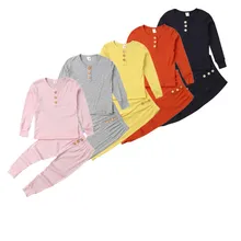 Новое поступление, топы с длинными рукавами для маленьких мальчиков и девочек, футболка и штаны, комплект леггинсов