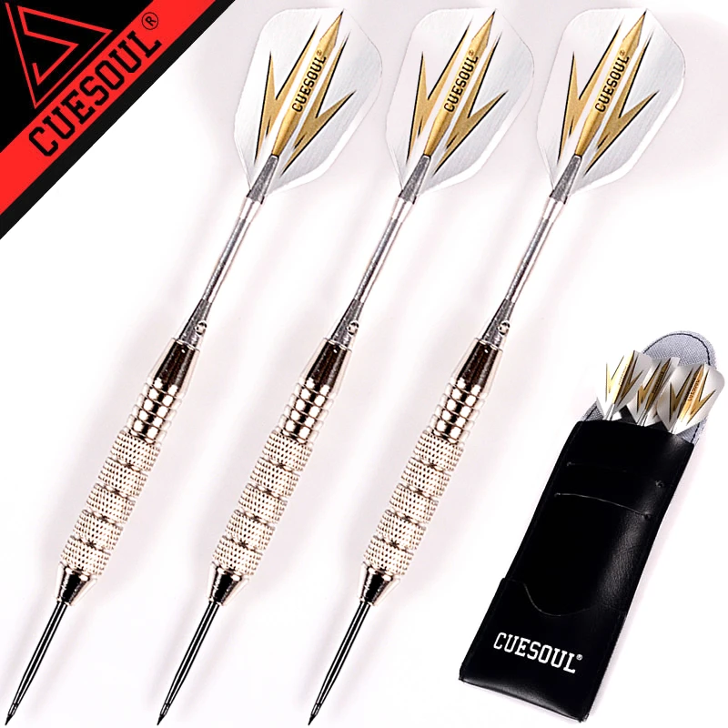 New CUESOUL 3pcs/set Professional Darts 24g 25g Black Golden Color Steel Tip Darts With Aluminum Darts Shafts New CUESOUL 3pcs/set Professional Darts 24g 25g Black Golden Color Steel Tip Darts With Aluminum Darts Shafts