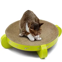 Cat Cardboard Scratcher Mat Scratch Lounge Bed Interactive Cat Toy Kitten Scratching Pad Pet Furniture Kitten Play House Supply
