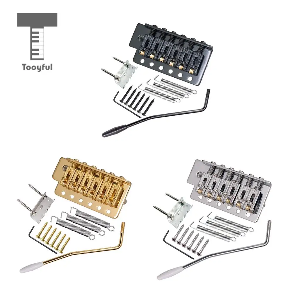 US $12.26 Tooyful 6 String Electric Guitar Roller Saddle Tremolo Bridge System with Whammy Bar for ST SQ