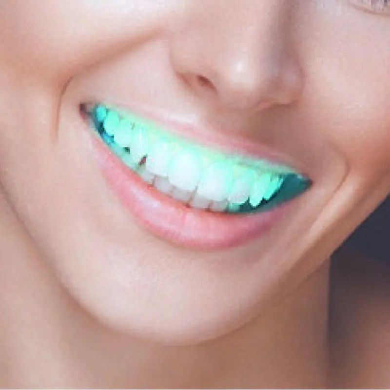 

Halloween Luminous Light Tooth Stickers Braces Flash LED Denture Props Temporary Tattoos Body Art Beauty Health