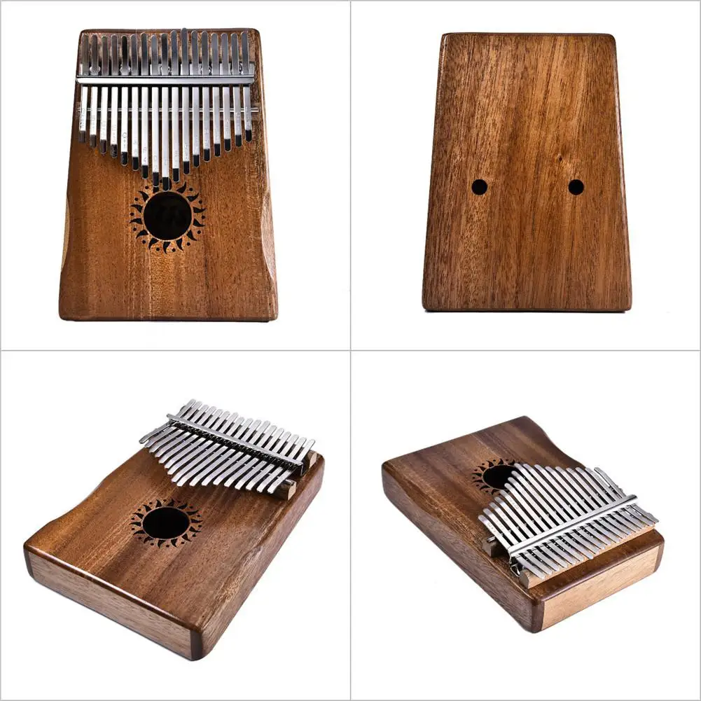Клавиатура Kalimba Mounchain для детей и взрослых с 17 клавишами жесткая музыкальная